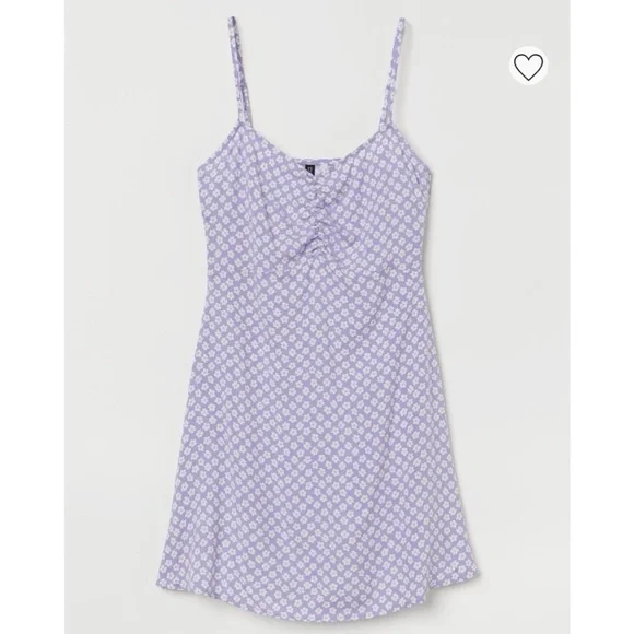 H&M | Dresses | Hm Flowy Dress Light Purple Lilac Size Small New With Tags  | Poshmark
